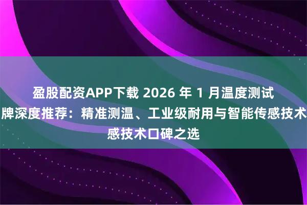盈股配资APP下载 2026 年 1 月温度测试仪实力品牌深度推荐：精准测温、工业级耐用与智能传感技术口碑之选