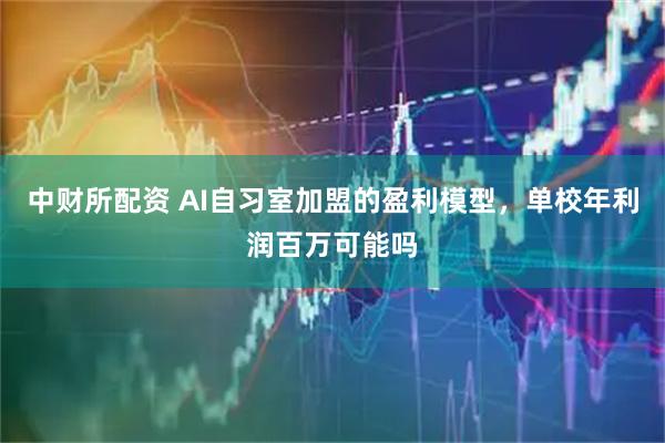 中财所配资 AI自习室加盟的盈利模型，单校年利润百万可能吗